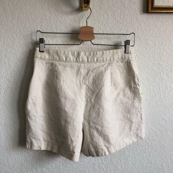 Bonpoint Spring 17 Linen Cotton Pleated Pocket Sho - Picture 1 of 7